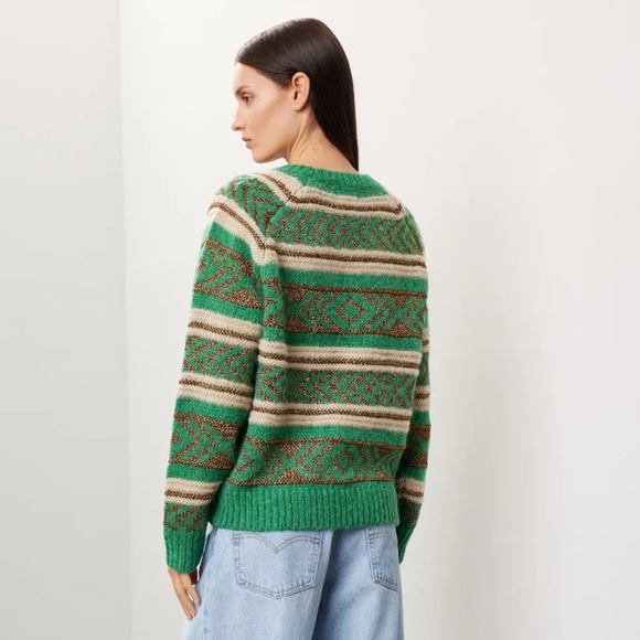 RTR Scotch & Soda Metallic Fair Isle Sweater - Picture 2 of 6